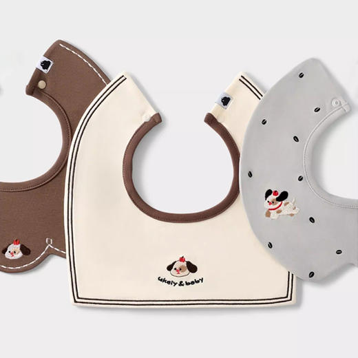 裁缝学苑TQ196婴儿口水巾宝宝小围嘴纸样儿童秋冬季防吐奶围兜图纸 商品图3