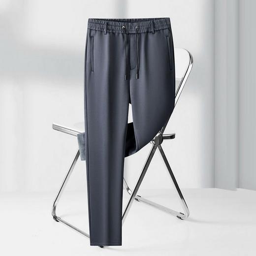 【DM】大依优型大码男装夏季薄款弹力长裤商务休闲松紧腰直筒长裤300斤 商品图3