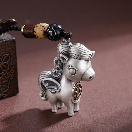 子佩集【招财宝莉】S999银钥匙扣【BX0200050】小马宝莉马上有钱可转动2509 商品图1