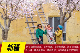 3月28日南疆春色：帕米尔高原杏花、盘龙古道、卡拉库里湖、慕士塔格峰、白沙湖、塔合曼湿地、喀什古城、中国西极风光9天摄影S