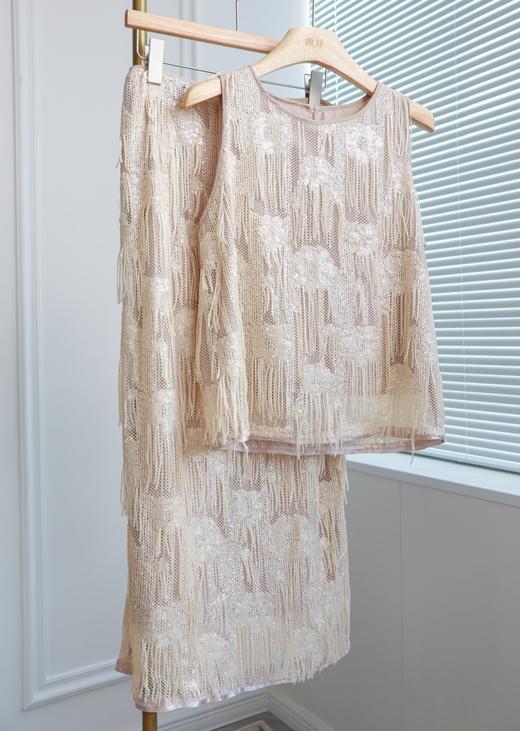 籣序|高级感优雅重工流苏套装 商品图7