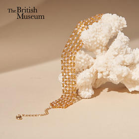 大英博物馆 欧洲文化艺术系列 洛可可编织鎏金爱心手链