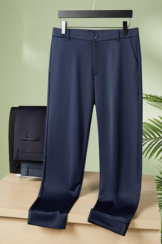 【DM】大依优型大码男装夏季薄款弹力长裤商务休闲百搭直筒长裤310斤 商品图5