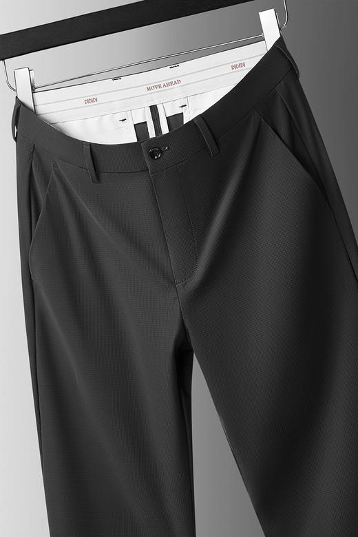 【DKP】大依优型大码男装夏季冰丝休闲裤西裤松紧腰商务休闲直筒长裤330 商品图5