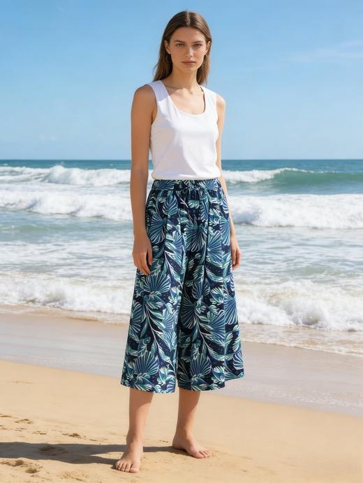 【UL系列外穿】舒雅女棉+再生纤维加蚕丝混纺多用搭配 简约大气背心 设计师款背心 80/24633V 商品图3