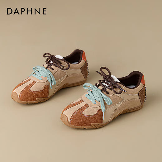 （小眠专属）达芙妮小个子内增高鸳鸯带德训鞋 商品图10