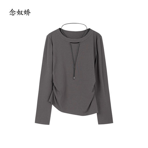 【商场同款】CNA6301 “ 小蛮腰针织衫 ” 不闷汗、不扎肤，全天舒适无负担 商品图1