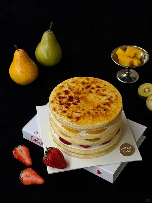 【🆕春日新品】烤布蕾缤纷鲜果千层蛋糕 商品图3