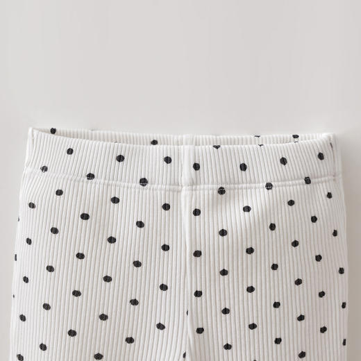 马克珍妮元气波点女童柔弹喇叭裤2026年夏装新款560963 商品图3