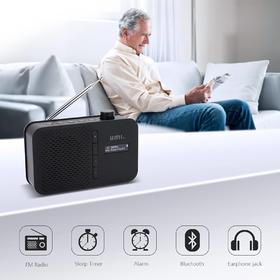 【真的便宜】DAB收音机，FM效果极好，适合送老人，出差、散步用，人声清晰，蓝牙