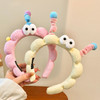 【稳固不易掉❗趣味十足】大眼睛扭扭棒发箍元气少女洗脸拍照发卡可爱卡通头饰搞怪头箍。xa 商品缩略图2