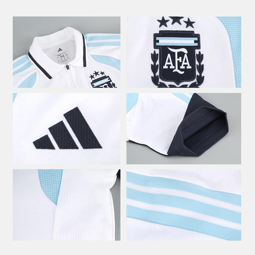 小李子ADIDAS阿迪达斯阿根廷休闲文化训练POLO短袖成人男JY7025 商品图3