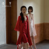 SANGLUO性感蕾丝吊带睡袍裙两件套桑蚕丝套装家居服睡衣女 商品缩略图1