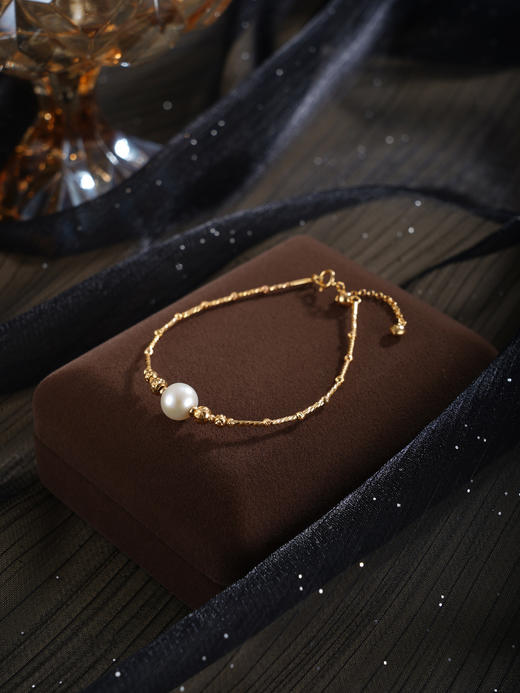 子佩集【静守时光】银S925珍珠惜王妃手链【CK7448】双色单珠2602 商品图11