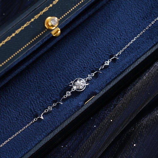 子佩集【环绕星球】S925银珍珠手链【SL070532】珍珠锆石星空2509 商品图4