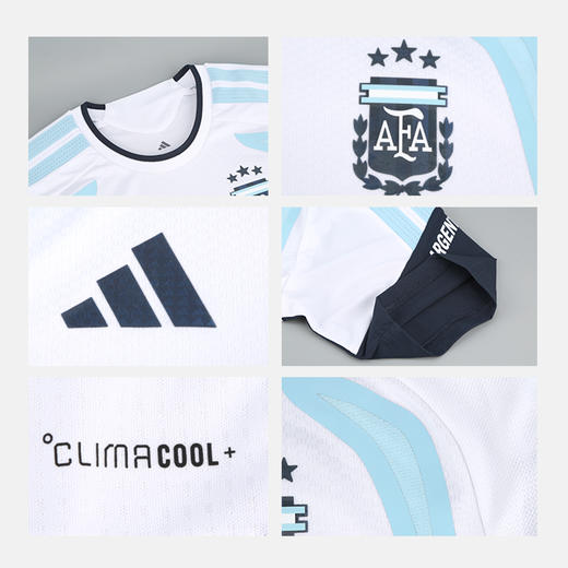小李子ADIDAS阿迪达斯阿根廷球员版短袖训练服成人男JZ5943 商品图3