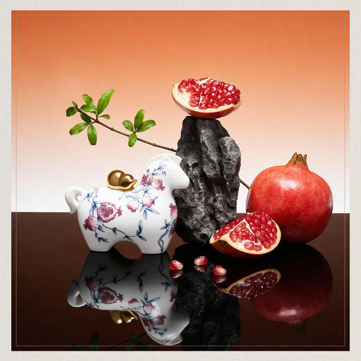 【玛戈隆特】玛戈隆特福运驾到摆件餐具套装骨瓷中式装饰家居餐桌送礼 商品图0