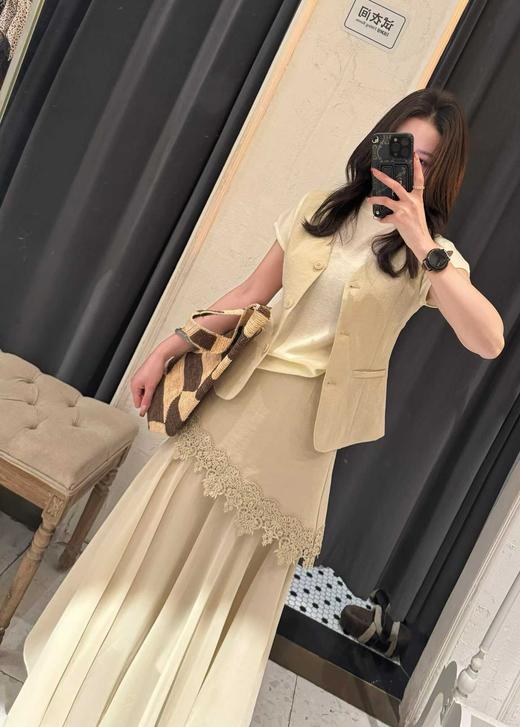 【门店同款】ENJOY春季“序光之旅”浅杏薄纱层叠套装 169605136 商品图2