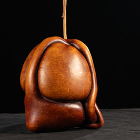 清	桃形双联葫芦摆件