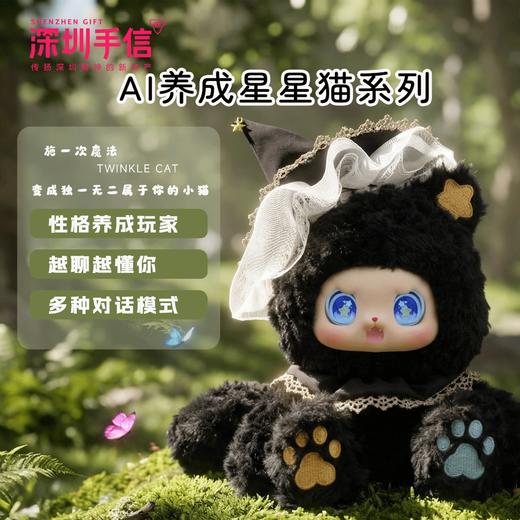 深圳手信 北科瑞声AI星星猫陪伴毛绒娃娃 商品图5