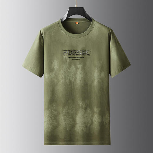 【DWP】大依优型大码男装夏季印花短袖T恤圆领休闲棉质百搭短袖上衣 商品图3