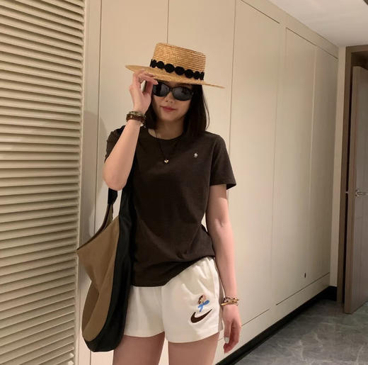 拉夫劳伦小马刺绣圆领花纱短袖tee031302 商品图2