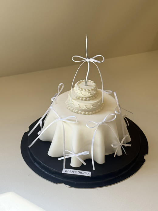 韩式高级感纯白Table cake女生蛋糕 商品图0