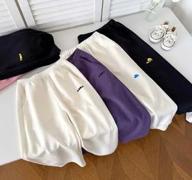 老米优品🎈 基础百搭好品质！亲子款《儿童云朵棉印花弯刀卫裤》帅帅的 ，很韩很有范儿~