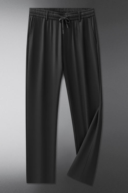 【DKP】【莱赛尔亚麻】大依优型大码男装夏季松紧腰休闲长裤商务百搭西裤 商品图5