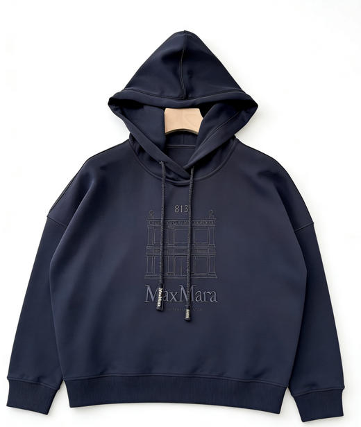 MA*MARA纯圆早春新款女士连帽抽绳休闲运动风宽松卫衣加裤子套装 商品图3