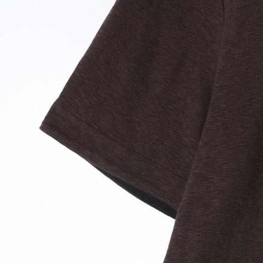 SDSA男装2026新款高贵轻奢美式拼接领口印花字母圆领长袖T恤百搭 商品图2