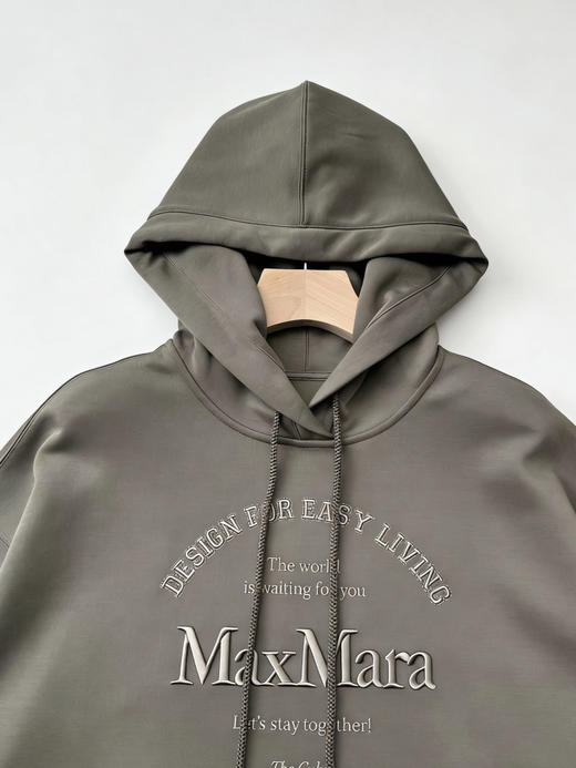 MA*MARA纯圆早春新款女士连帽抽绳休闲运动风宽松卫衣加裤子套装 商品图6