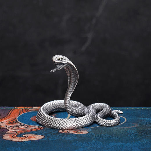 子佩集【十二生肖】S999银茶宠【CC414】鼠牛虎兔龙蛇马羊猴鸡狗猪小摆件2509 商品图3