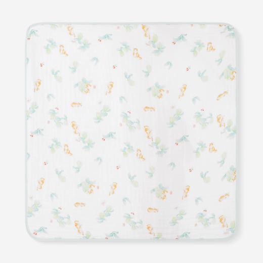 YEEHOO配饰j6-0萌猫果踪包巾白90*90CM/YMJBJ0S088A 商品图2