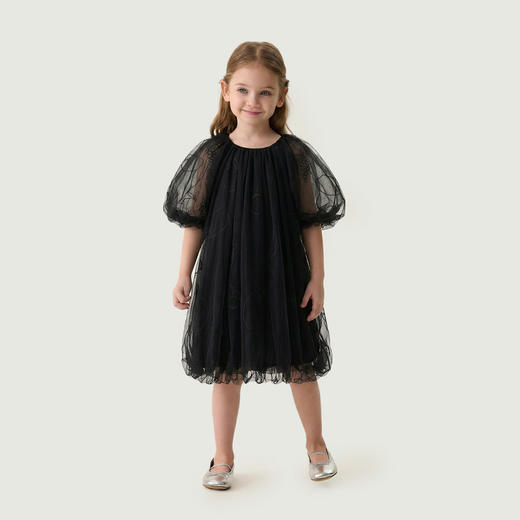 马克珍妮水果童话女童花苞网纱裙2026年夏装新款561033 商品图2