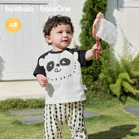 【balaOne】巴拉巴拉童装宝宝上衣婴儿短袖t恤2026新款夏季可爱萌