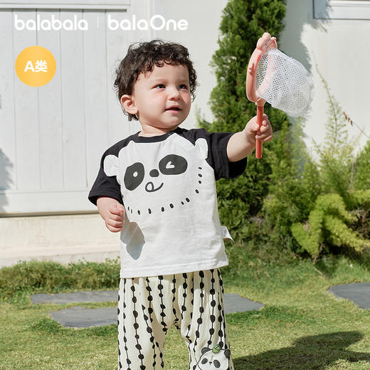 【balaOne】巴拉巴拉童装宝宝上衣婴儿短袖t恤2026新款夏季可爱萌 商品图0