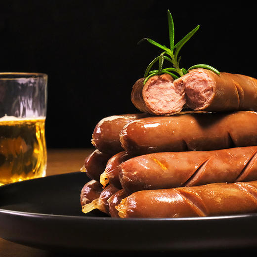 【冷冻】天莱香牛风味牛肉肠台式牛肉肠早餐肠黑椒牛肉肠空气炸锅食材生鲜500g*2袋 商品图1