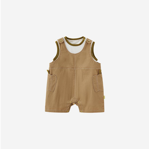 【商场同款】英氏婴儿背带套装夏季新款背心两件套男宝宝外出服 商品图4
