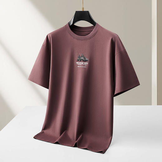 【DKP】大依优型大码男装圆领短袖T恤棉质运动休闲透气短袖上衣加肥加大 商品图2