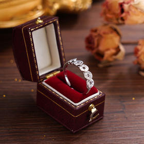 子佩集【五路财源】S925银戒指【FYJ-0613100】时尚招财五连环钱币2509