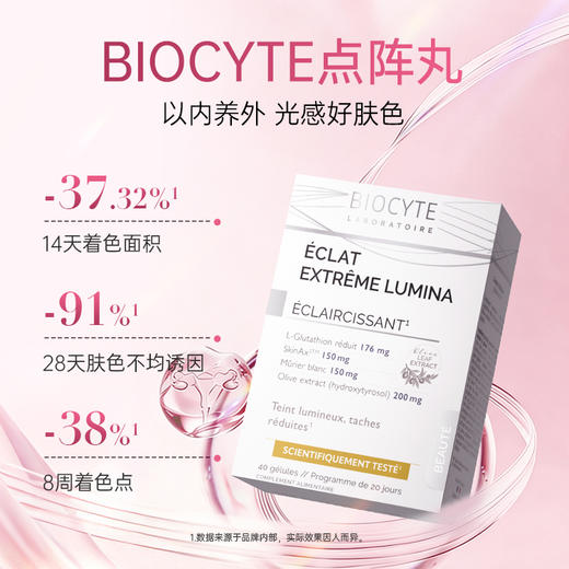 保税直发 BIOCYTE 碧维斯 双子星CP套组（点阵丸 40粒/盒+点阵饮 7支/盒x2）/（点阵丸 40粒/盒x2+点阵饮 7支/盒x4） 商品图5