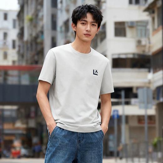 【DX】大依优型大码男装夏季圆领短袖T恤休闲百搭打底衫棉质短袖300斤 商品图3