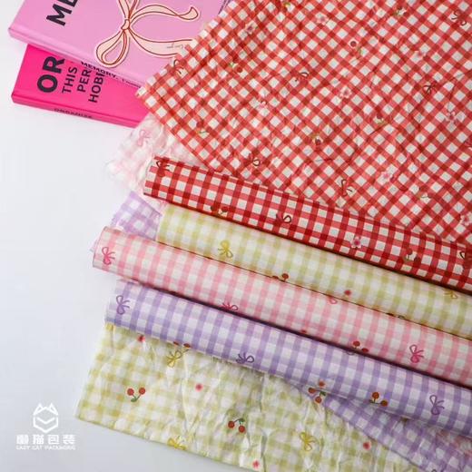 风格雪梨纸50*70cm（10张）格纹 商品图6