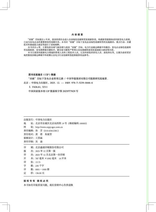 “双碳”目标下发电企业转型之路 商品图3
