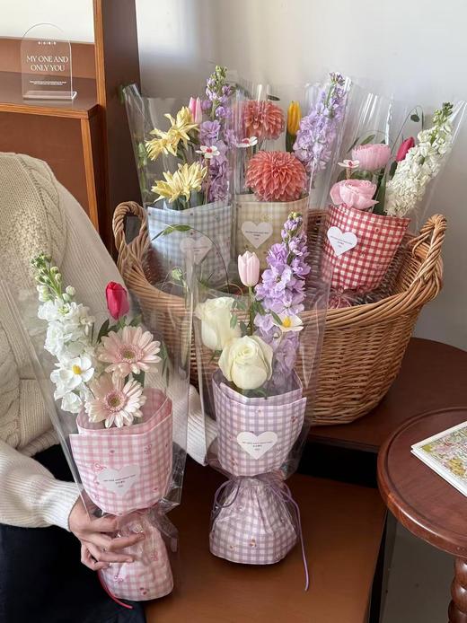 风格雪梨纸50*70cm（10张）格纹 商品图2