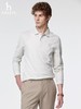 点此购买 哈吉斯春季男士商务通勤长袖POLO衫 yw 342139 商品缩略图3