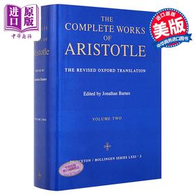 预售 【中商原版】亚里士多德全集 第2卷 Complete Works of Aristotle Volume 2 英文原版 Jonathan Barnes