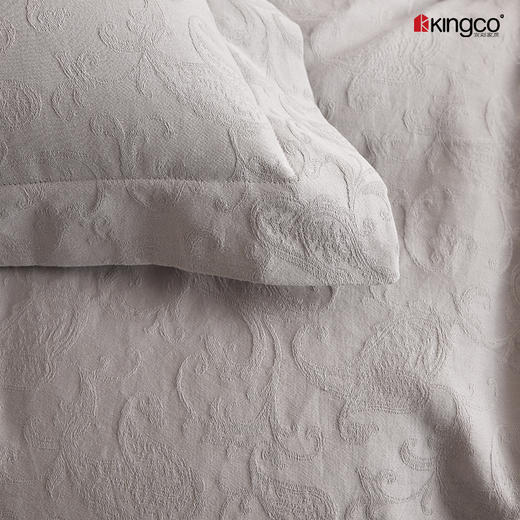 KINGCO京彩水洗棉提花四件套 商品图2