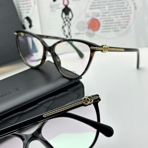 香奈儿 CH3457 板材双C链条⛓ 时尚猫眼光学眼镜（JH） 商品图9